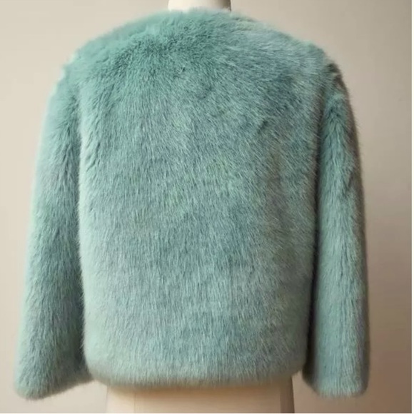 NEW Zara luxe faux fur jacket - Picture 7 of 9